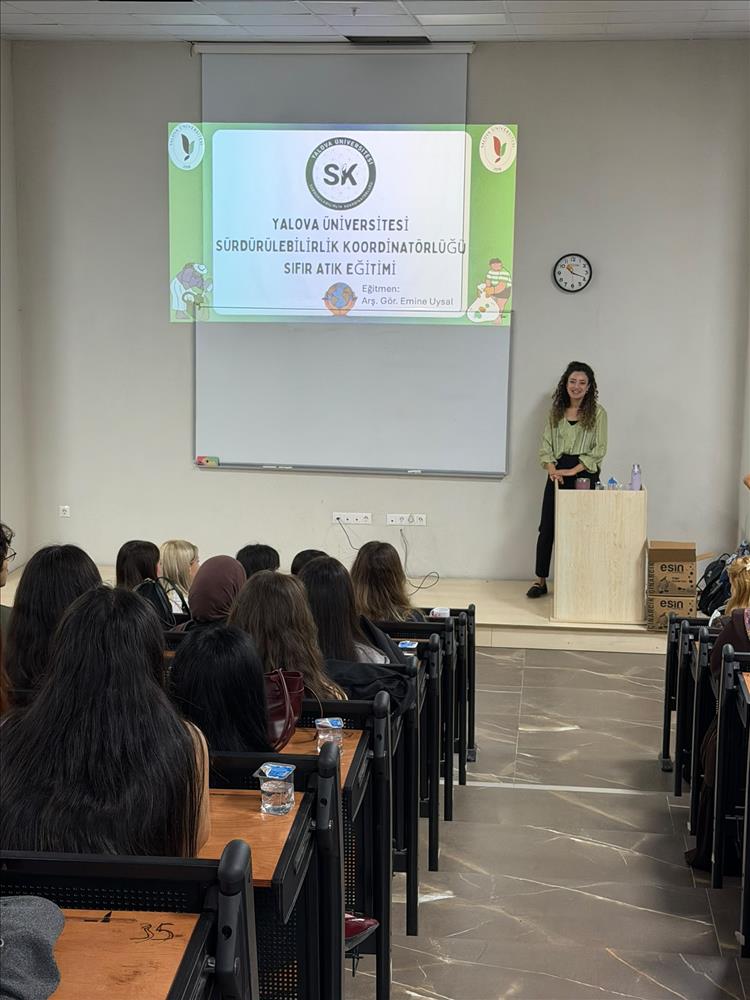 Psikoloji Bölümü Öğrencilerine Sürdürülebilirlik Eğitimleri Verildi