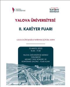 Yalova Üniversitesi II. Kariyer Fuarı 
