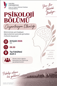 Psikoloji Bölümü Oryantasyon Etkinliği